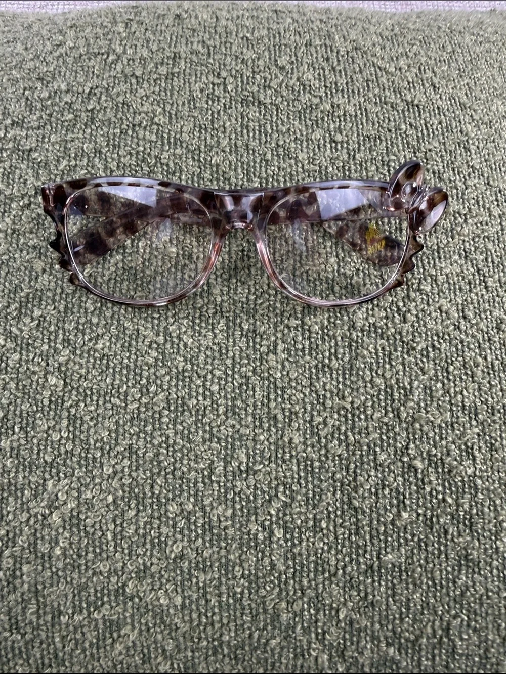 Transparent Tortoiseshell Cat-Eye Glasses - Clear Brown 90’s Y2K kitty